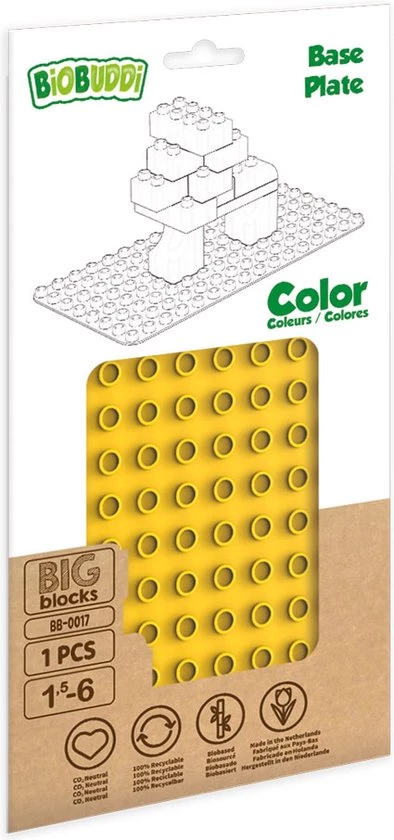 Biobuddi Basisplaten Basisplaat Geel BB-0017 Bumblebee Yellow 7 Biobuddi Basisplaten Basisplaat Geel BB-0017 Bumblebee Yellow - Afbeelding 7