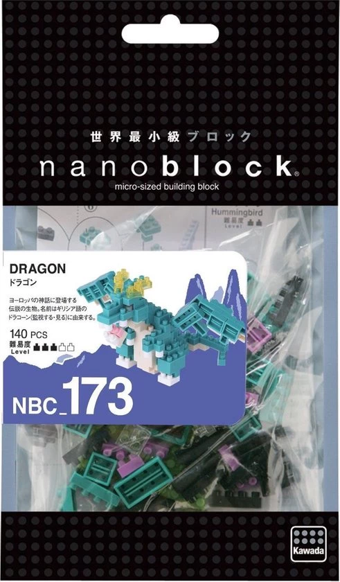 Nanoblock Dragon NBC-173 (draak) 2 Nanoblock Dragon NBC-173 (draak) - Afbeelding 2