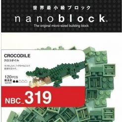 Nanoblock Crocodile II NBC-319 (krokodil) 7 Nanoblock Crocodile II NBC-319 (krokodil) -bouwsets Verkoopwinkel 492x840
