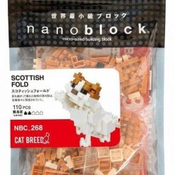 Kawada Nanoblock Scottish Fold NBC-268 (kat) 4 Kawada Nanoblock Scottish Fold NBC-268 (kat) -bouwsets Verkoopwinkel 497x840