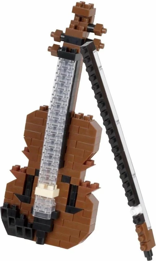 Kawada Nanoblock Violin II - NBC-337 (viool) 1 Kawada Nanoblock Violin II - NBC-337 (viool)