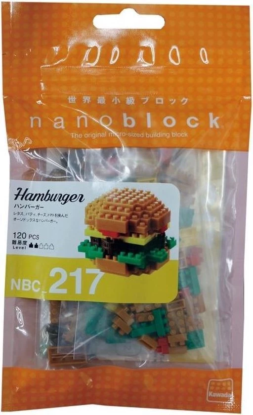 Nanoblock Hamburger NBC-217 2 Nanoblock Hamburger NBC-217 - Afbeelding 2