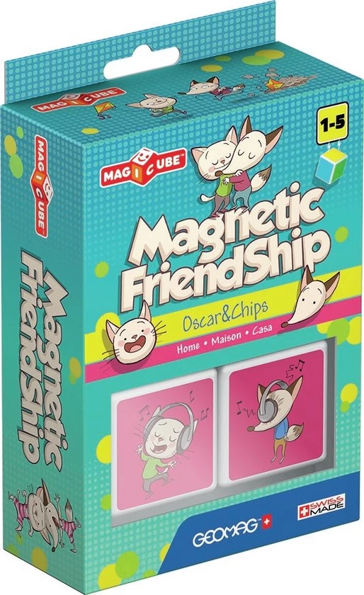 Geomag MagiCube Magnetic Friendship - Oscar&Chips 4 Geomag MagiCube Magnetic Friendship - Oscar&Chips - Afbeelding 4