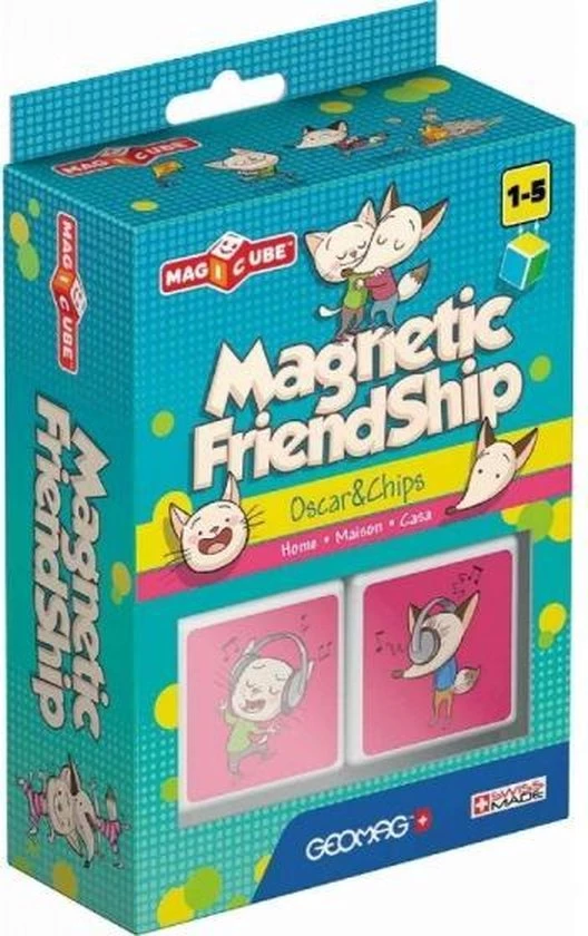 Geomag MagiCube Magnetic Friendship - Oscar&Chips 5 Geomag MagiCube Magnetic Friendship - Oscar&Chips - Afbeelding 5