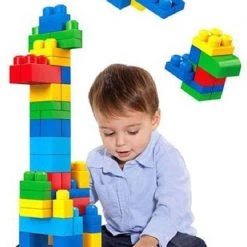 Mega Bloks First Builders 60 Maxi Blokken Met Tas Blauw - Contructiespeelgoed -bouwsets Verkoopwinkel 529x840 1
