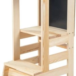 MEOWBABY Keukenhelper - Met Krijtboard - Natural