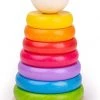 BigJigs Stapeltoren Regenboog