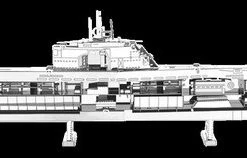 Metal Earth German U-boat Type Xxi Modelbouwset -bouwsets Verkoopwinkel 550x158