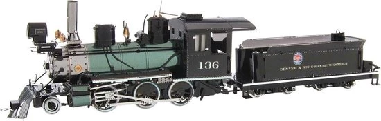 Metal Earth Wild West: 2-6-0 Locomotief 19,5 Cm 4 Metal Earth Wild West: 2-6-0 Locomotief 19,5 Cm - Afbeelding 4