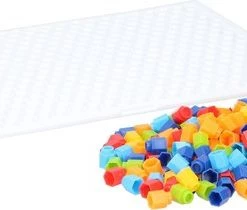 Eddy Toys Insteekmozaïek - Knutselpakket - Met Voorbeelden - 230 Stuks