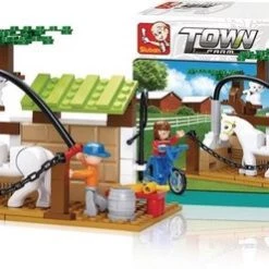 Sluban Town - Paardenwasplaats -bouwsets Verkoopwinkel 550x248 1