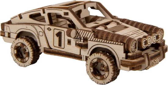 Wooden City Modelbouwset Racecar Superfast - 9,7 Cm, Hout 3 Wooden City Modelbouwset Racecar Superfast - 9,7 Cm, Hout - Afbeelding 3