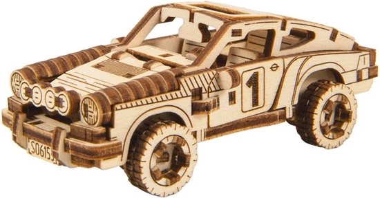 Wooden City Modelbouwset Racecar Superfast - 9,7 Cm, Hout 13 Wooden City Modelbouwset Racecar Superfast - 9,7 Cm, Hout - Afbeelding 13