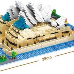 Lezi Sydney Opera House - Architectuur / Gebouwen - Nanoblocks / Miniblocks - Bouwset / 3D Puzzel - 2552 Bouwsteentjes -bouwsets Verkoopwinkel 550x290 4