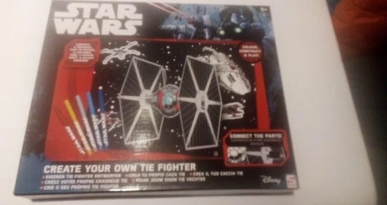 Star Wars Make Your Own Tie Fighter - Maak Je Eigen Star Wars Schip - Do It Yourself Kit 1 Star Wars Make Your Own Tie Fighter - Maak Je Eigen Star Wars Schip - Do It Yourself Kit