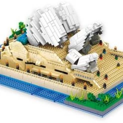 Lezi Sydney Opera House - Architectuur / Gebouwen - Nanoblocks / Miniblocks - Bouwset / 3D Puzzel - 2552 Bouwsteentjes