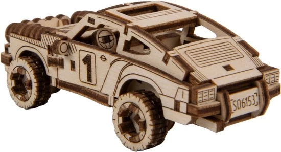 Wooden City Modelbouwset Racecar Superfast - 9,7 Cm, Hout 8 Wooden City Modelbouwset Racecar Superfast - 9,7 Cm, Hout - Afbeelding 8