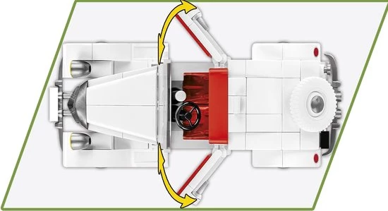 COBI WW2 2264 - Citroën Traction 7C 6 COBI WW2 2264 - Citroën Traction 7C - Afbeelding 6
