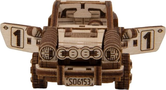 Wooden City Modelbouwset Racecar Superfast - 9,7 Cm, Hout 10 Wooden City Modelbouwset Racecar Superfast - 9,7 Cm, Hout - Afbeelding 10