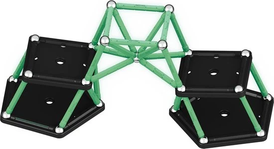 Geomag Glow Set Recycled - 60-delig 4 Geomag Glow Set Recycled - 60-delig - Afbeelding 4