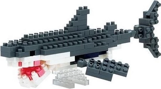 Nanoblock Great White Shark NBC-082 (haai) 1 Nanoblock Great White Shark NBC-082 (haai)
