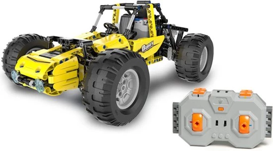 Cadabricks CADA Bricks Gele RC Buggy - 522 Onderdelen - Technic Compatibel Met Grote Merken - Bouwdoos 1 Cadabricks CADA Bricks Gele RC Buggy - 522 Onderdelen - Technic Compatibel Met Grote Merken - Bouwdoos