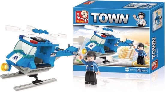 Sluban Town - Politie Helikopter M38-B0175Sluban 1 Sluban Town - Politie Helikopter M38-B0175Sluban