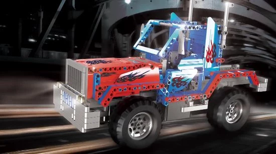 CaDa C61002W - BM-21 Grad Rocket Launcher/Ural 4320 Supply Truck - 2in1 Model - Compatibel Met Grote Merken 2 CaDa C61002W - BM-21 Grad Rocket Launcher/Ural 4320 Supply Truck - 2in1 Model - Compatibel Met Grote Merken - Afbeelding 2