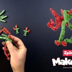 Zpiiel - MakerZ 600 Elementen (10 Kleuren) - Constructiespeelgoed - Unieke Bouwelementen Met Kogelgewrichten - Creatief Spelen - Fijne Motoriek -bouwsets Verkoopwinkel 550x309 135