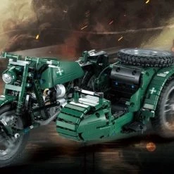 CaDA - Constructie Speelgoed - WWII - Motorfiets 629 Bouwstenen