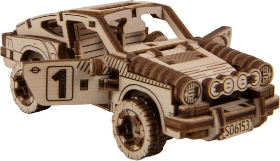 Wooden City Modelbouwset Racecar Superfast - 9,7 Cm, Hout 12 Wooden City Modelbouwset Racecar Superfast - 9,7 Cm, Hout - Afbeelding 12