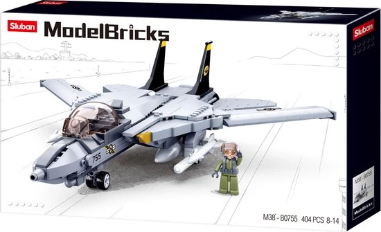 Sluban Moderne Jachtvliegtuig 4 Sluban Moderne Jachtvliegtuig - Afbeelding 4