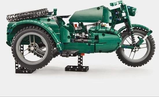 CaDA - Constructie Speelgoed - WWII - Motorfiets 629 Bouwstenen 13 CaDA - Constructie Speelgoed - WWII - Motorfiets 629 Bouwstenen - Afbeelding 13