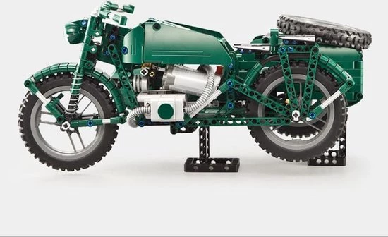 CaDA - Constructie Speelgoed - WWII - Motorfiets 629 Bouwstenen 14 CaDA - Constructie Speelgoed - WWII - Motorfiets 629 Bouwstenen - Afbeelding 14