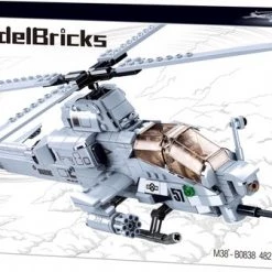 Sluban M38-B0838 Helikopter - Constructiespeelgoed - Modelbouw