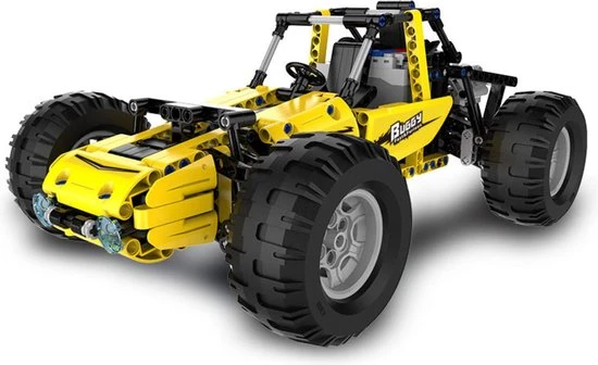 Cadabricks CADA Bricks Gele RC Buggy - 522 Onderdelen - Technic Compatibel Met Grote Merken - Bouwdoos 2 Cadabricks CADA Bricks Gele RC Buggy - 522 Onderdelen - Technic Compatibel Met Grote Merken - Bouwdoos - Afbeelding 2