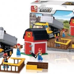 Sluban Town Construction - Grote Kiepwagen Met Schuur M38-B0552Sluban