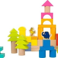 Small Foot Company The Mouse - Wooden Toy Blocks With The Elephant "Die Maus"