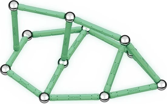 Geomag Glow Set Recycled - 60-delig 12 Geomag Glow Set Recycled - 60-delig - Afbeelding 12