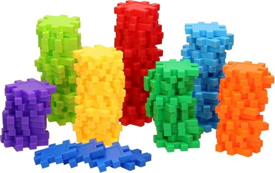 Thim Toys Bouwvormen Vierkant In Opbergbox, 100dlg. 3 Thim Toys Bouwvormen Vierkant In Opbergbox, 100dlg. - Afbeelding 3