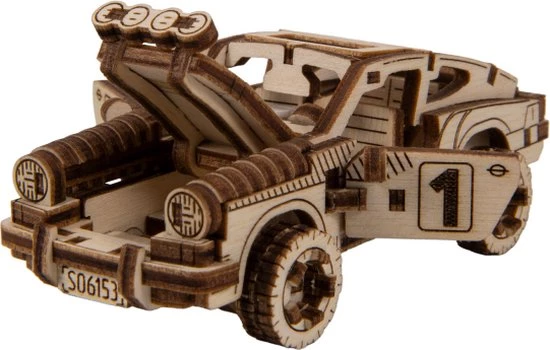 Wooden City Modelbouwset Racecar Superfast - 9,7 Cm, Hout 11 Wooden City Modelbouwset Racecar Superfast - 9,7 Cm, Hout - Afbeelding 11