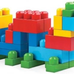 Mega Bloks First Builders 60 Maxi Blokken Met Tas Blauw - Contructiespeelgoed -bouwsets Verkoopwinkel 550x355