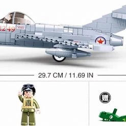 Sluban M38-B0983 - Mig 15 - 583 Onderdelen - Bouwdoos 7 Sluban M38-B0983 - Mig 15 - 583 Onderdelen - Bouwdoos -bouwsets Verkoopwinkel 550x356 3