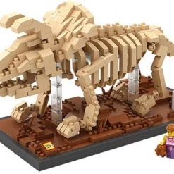 Triceratops Fossiel Dinosaurus LOZ Blokken 3D 9025