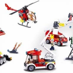 Sluban - Fire / Fire Brigade Set -bouwsets Verkoopwinkel 550x357 8