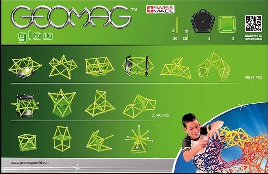 Geomag Glow 64-delige Set 16 Geomag Glow 64-delige Set - Afbeelding 16