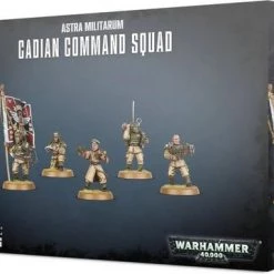 Astra Militarum - Cadian Command Squad - Warhammer -bouwsets Verkoopwinkel 550x359 3