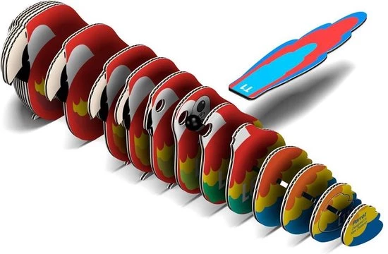 Eugy Modelbouwset Parrot Junior 4,8 X 5,6 Cm Karton 7-delig 4 Eugy Modelbouwset Parrot Junior 4,8 X 5,6 Cm Karton 7-delig - Afbeelding 4