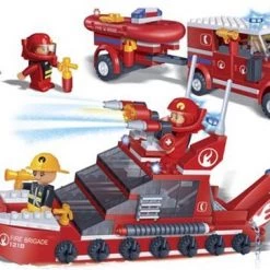 BanBao Brandweerwagen En Boot Set 8312 -bouwsets Verkoopwinkel 550x362