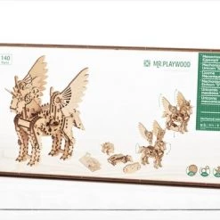 Mr. PlayWood Bouwpakket Eenhoorn Klein Mechanisch- Hout 24 Mr. PlayWood Bouwpakket Eenhoorn Klein Mechanisch- Hout -bouwsets Verkoopwinkel 550x366 16